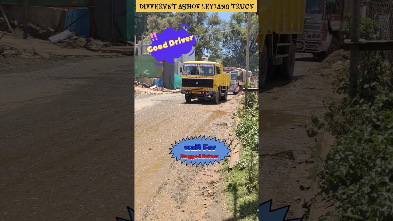 Rugged VS Good Driver Who Handles the Leyland Truck Better? #best #rugged #driver #super #mass