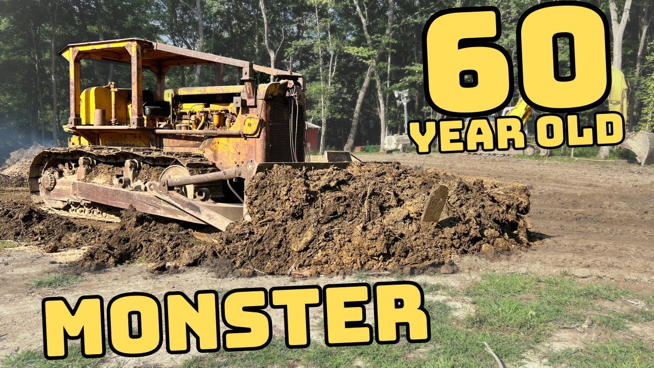 Caterpillar D8 снова в работе после 15 лет простоя!!!