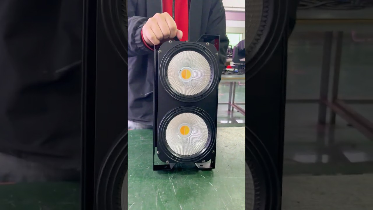 Brighten Every Show with Dual 100W COB LED Stage Blinder Lights