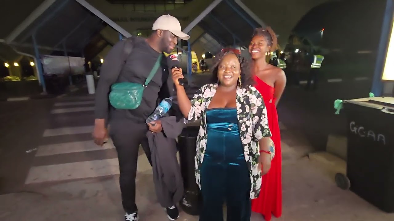 Landing in the Gambian Airport Special Interview with GT TV Semester Avenue  #semester #avenue