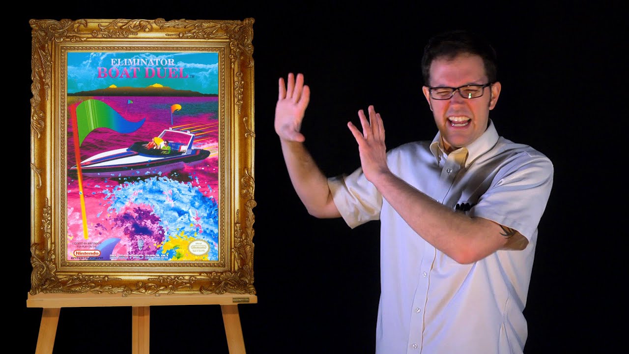 AVGN: Bad Game Cover Art #11 Eliminator Boat Duel (NES)