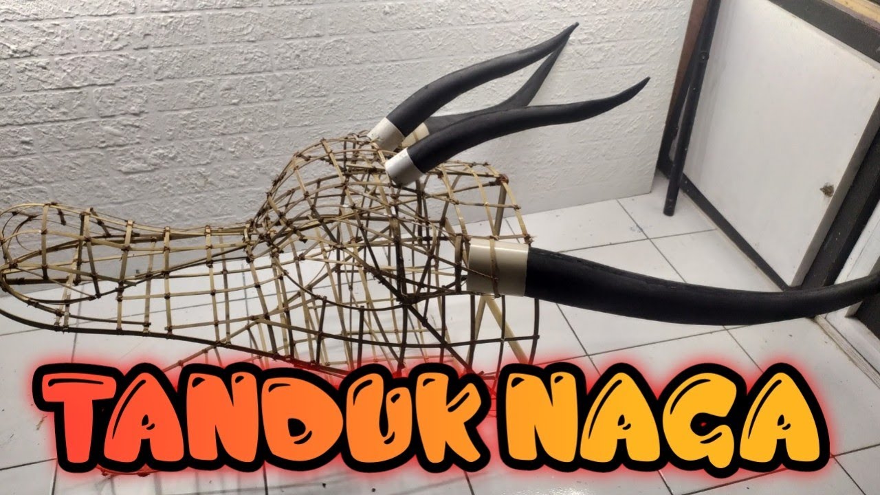 cara mudah bikin tanduk layangan naga