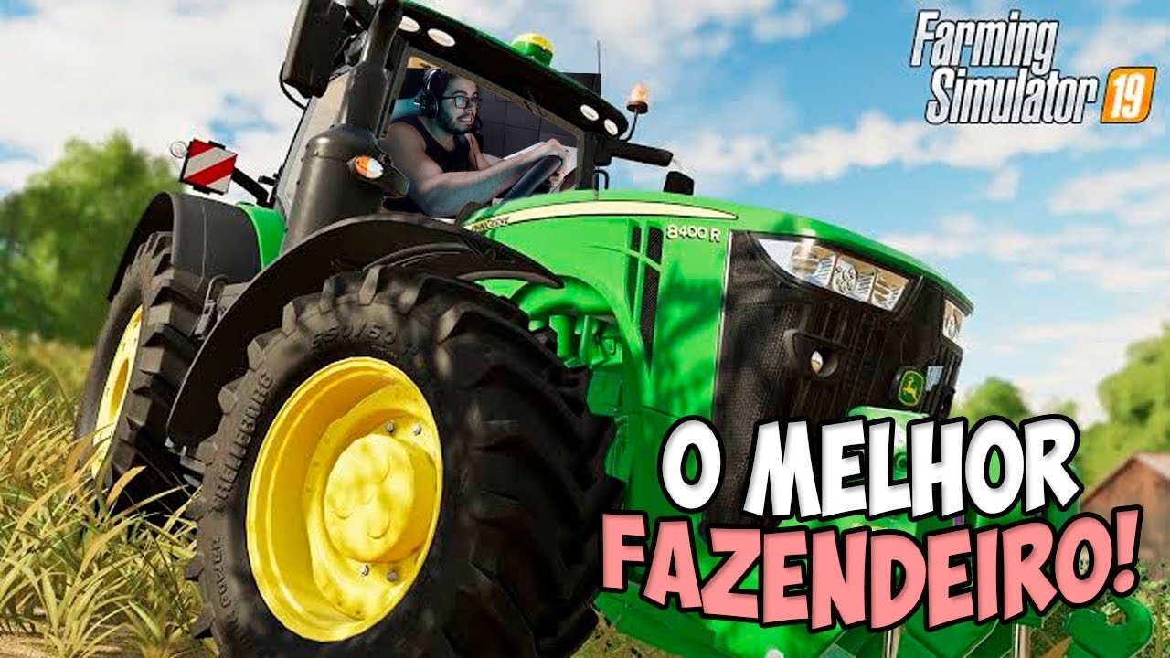 O MELHOR FAZENDEIRO - VOLANTE G29!! --- FARMING SIMULATOR 19