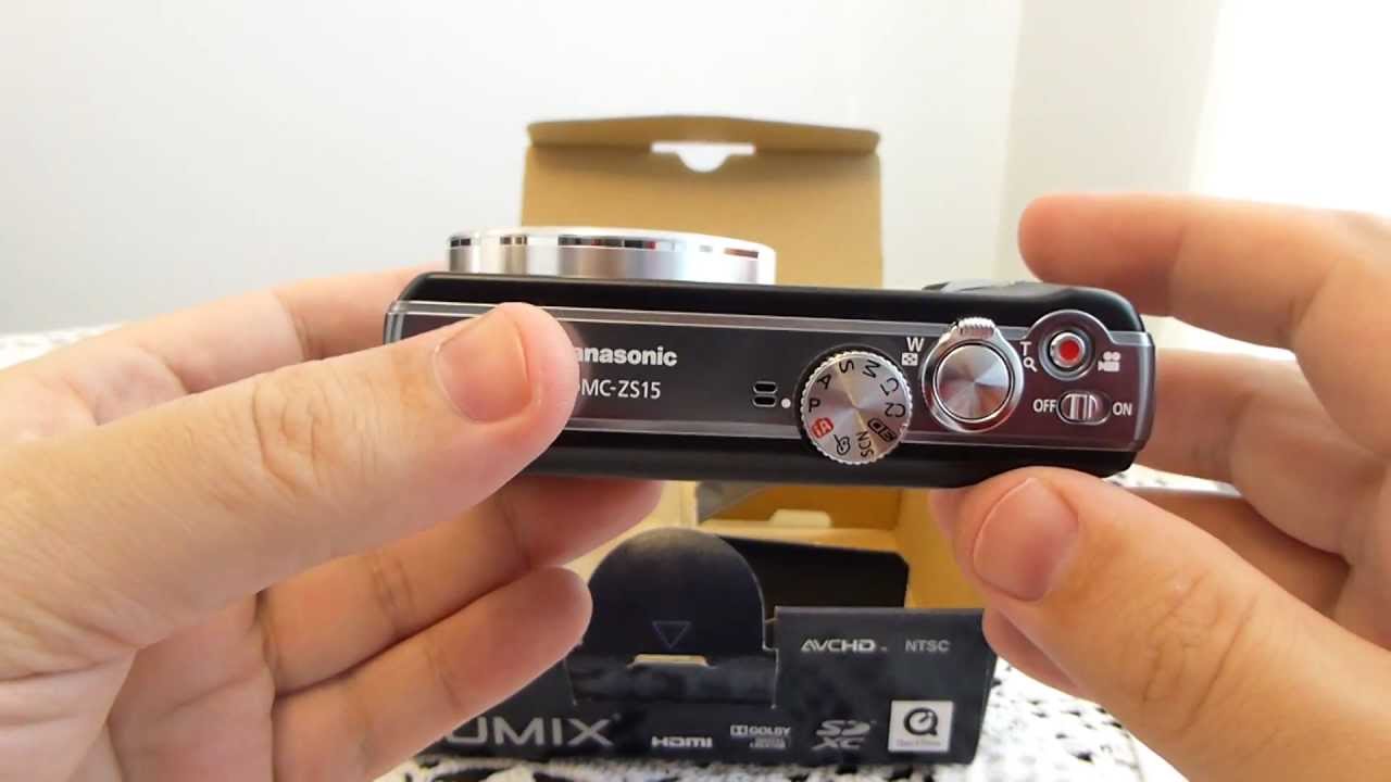 Panasonic Lumix DMC-ZS15 / TZ25 Unboxing Video Full HD 1080p