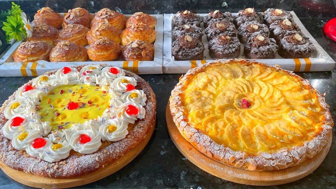 طلبية البريوش ديما محمر ليا وجهي💃مع الكليان وفوسط العائلة 4أشكال متنوعة بعجين المخابز الإحترافي👌وثمن