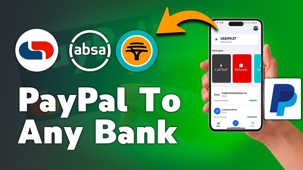 How to Withdraw From PayPal With FNB ⚡