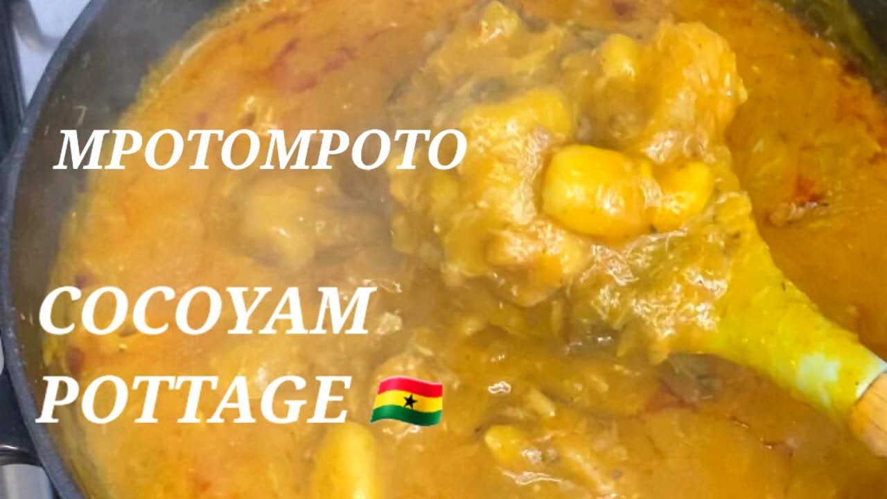Как приготовить вкусный Мпотомпото🇬🇭//Похлебка Кокоям// Кухня Масофа