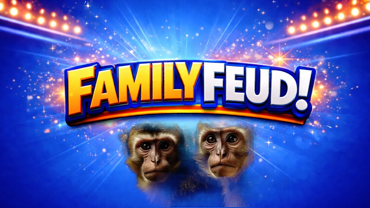 Family Fued - 2 Monkeys Are Put To The Test...