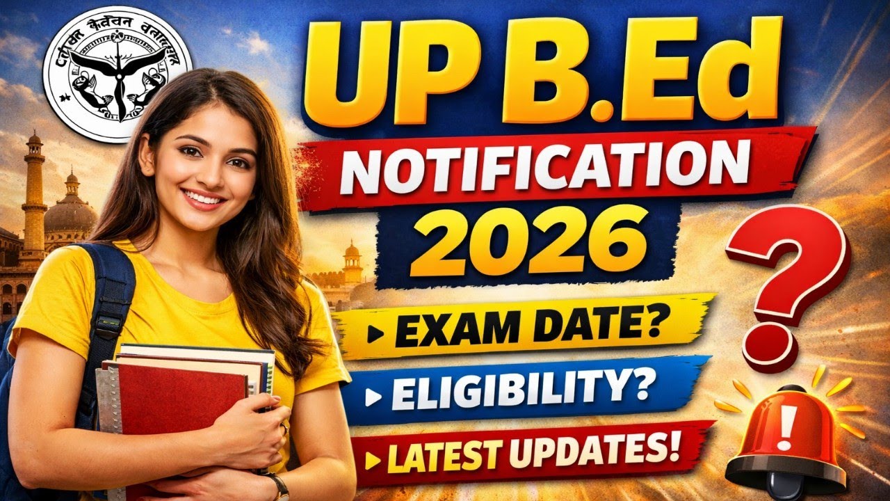 UP B.ED Entrance Exam 2026 Notification Out 