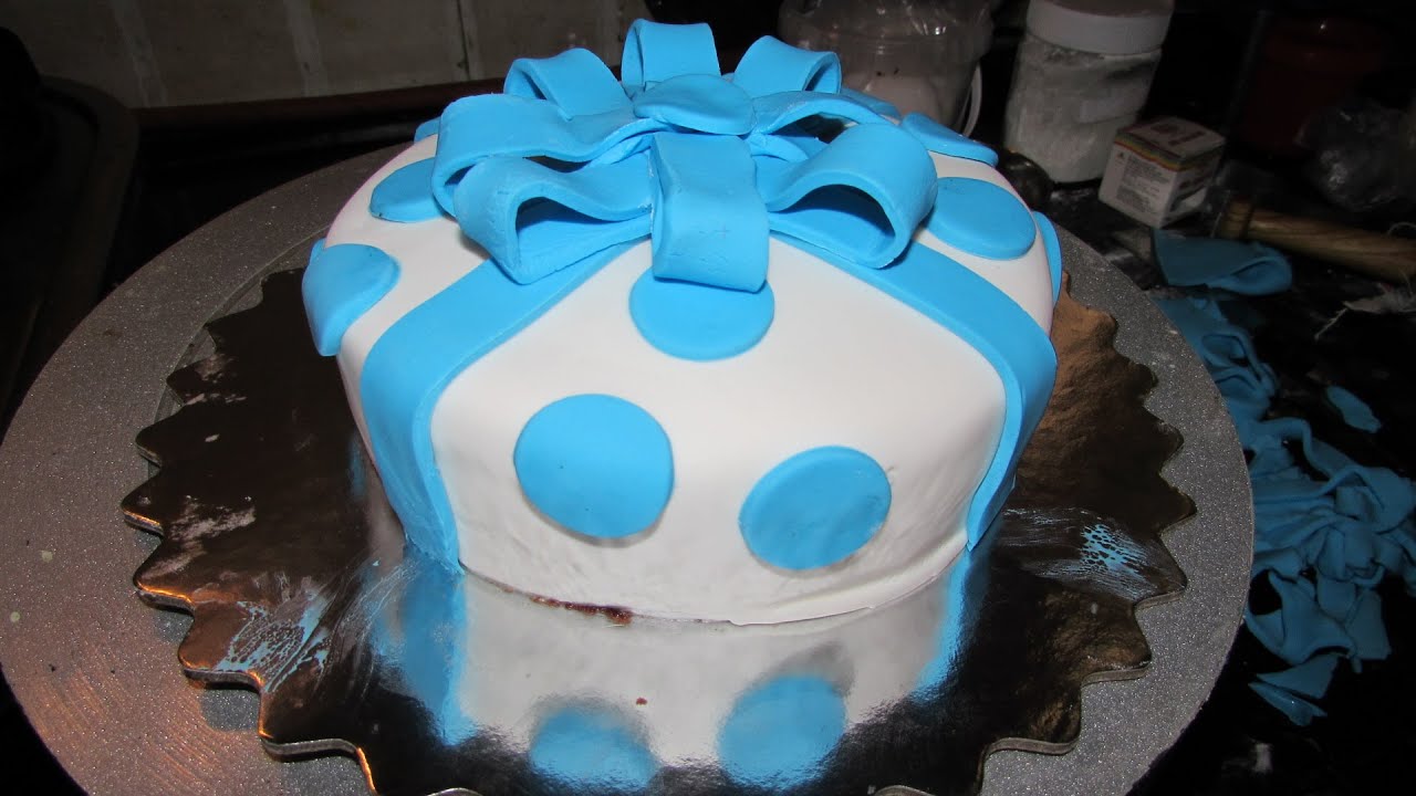 Fondant Recipe - How To Make Fondant Cake, Simple & Easy Fondant Cake by Geetika