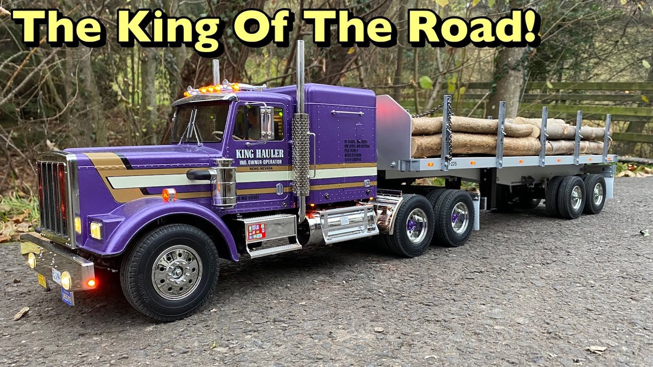 TAMIYA King Hauler Logging In The Fog: The Best DIY RC Sound & Lights!