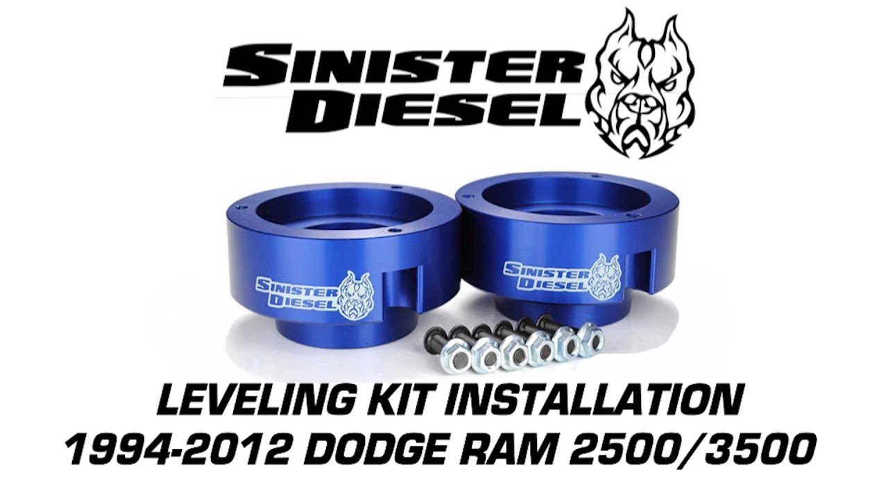 Sinister Diesel Leveling Kit Installation for 1994-2012 Dodge Ram 2500/3500 Trucks
