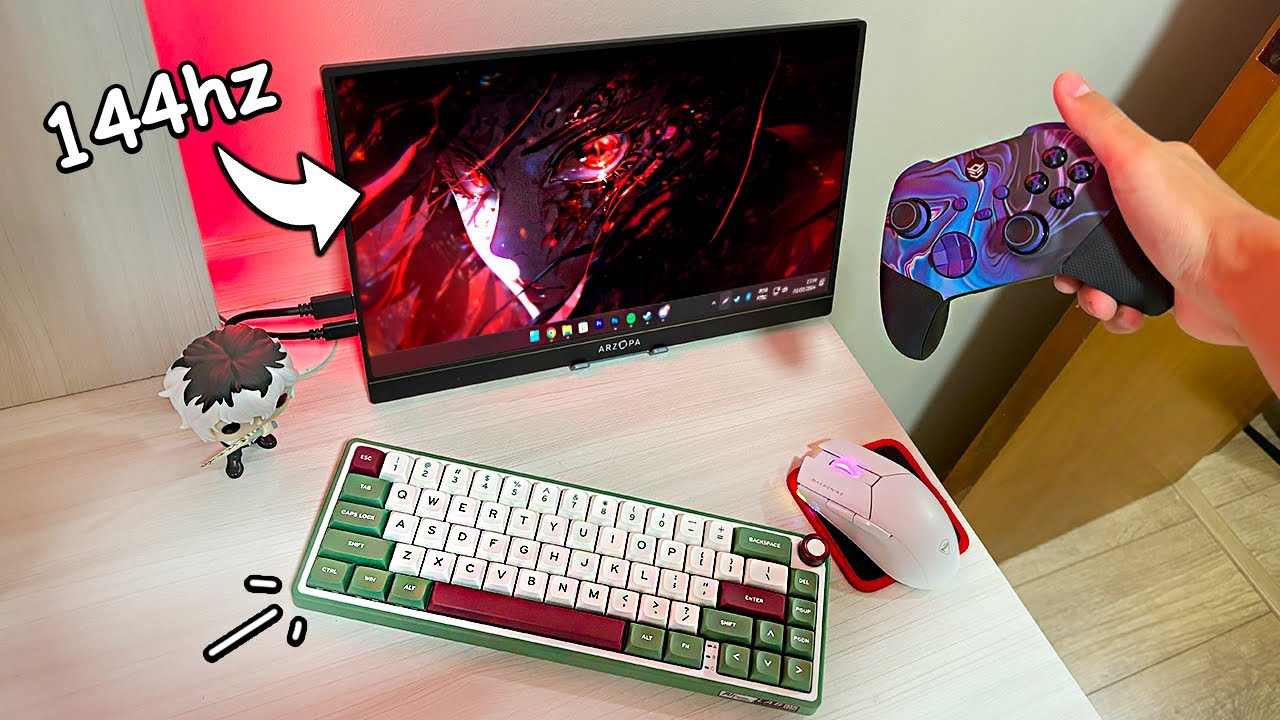 Constru&iacute; um Mini Setup Gamer na minha Mesa KK