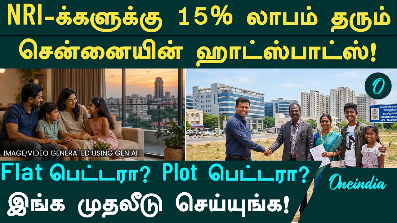 NRI Property சீக்ரெட்! சென்னை ரியல் எஸ்டேட்டில் கோடிகளை குவிக்கும் 3 திசைகள்! Top Investment Areas!
