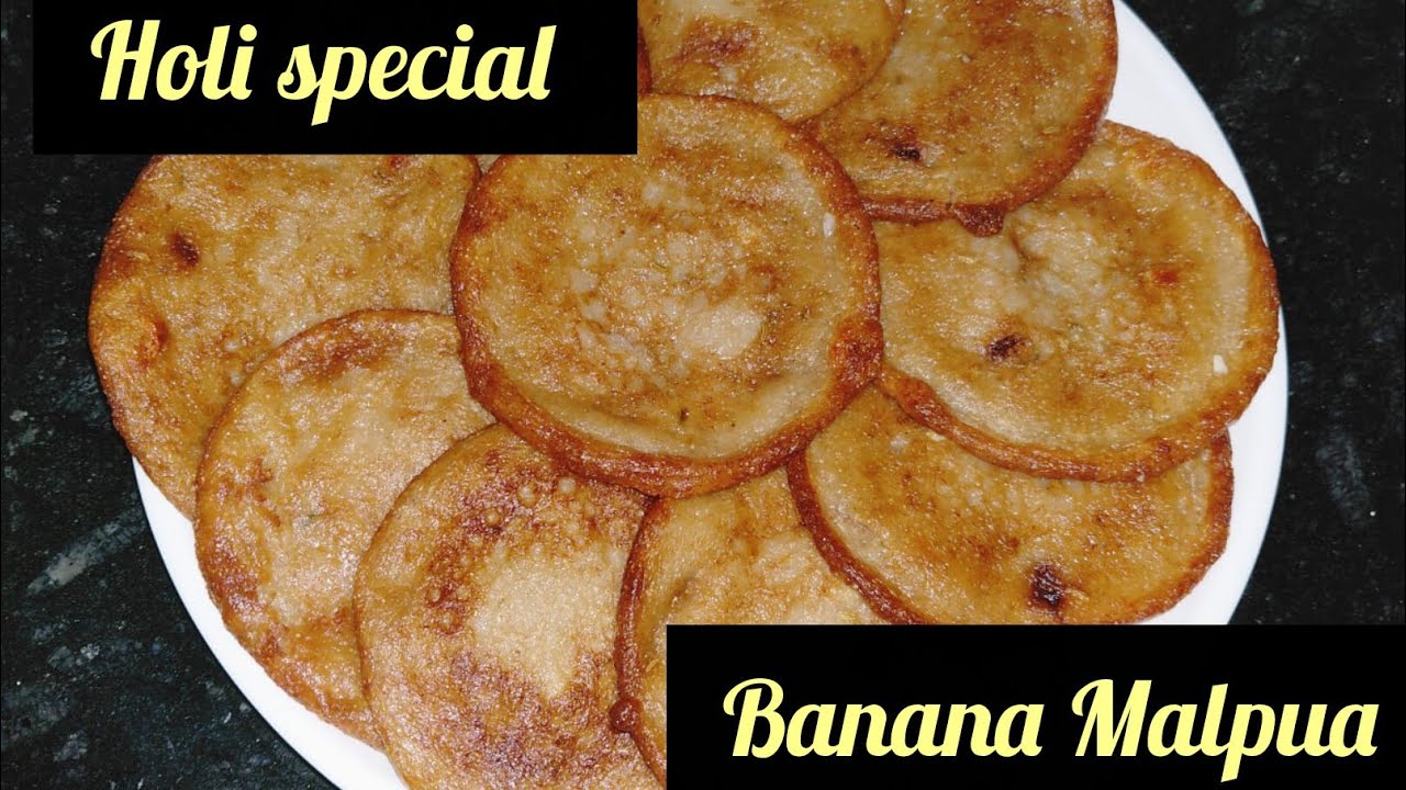 Holi special Banana Malpua | Without maida | Without sugar syrup | Tasty Tradition 