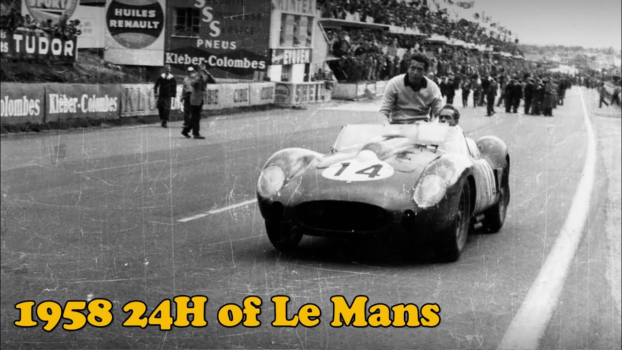 1958 24H of Le Mans (Rare French Film)