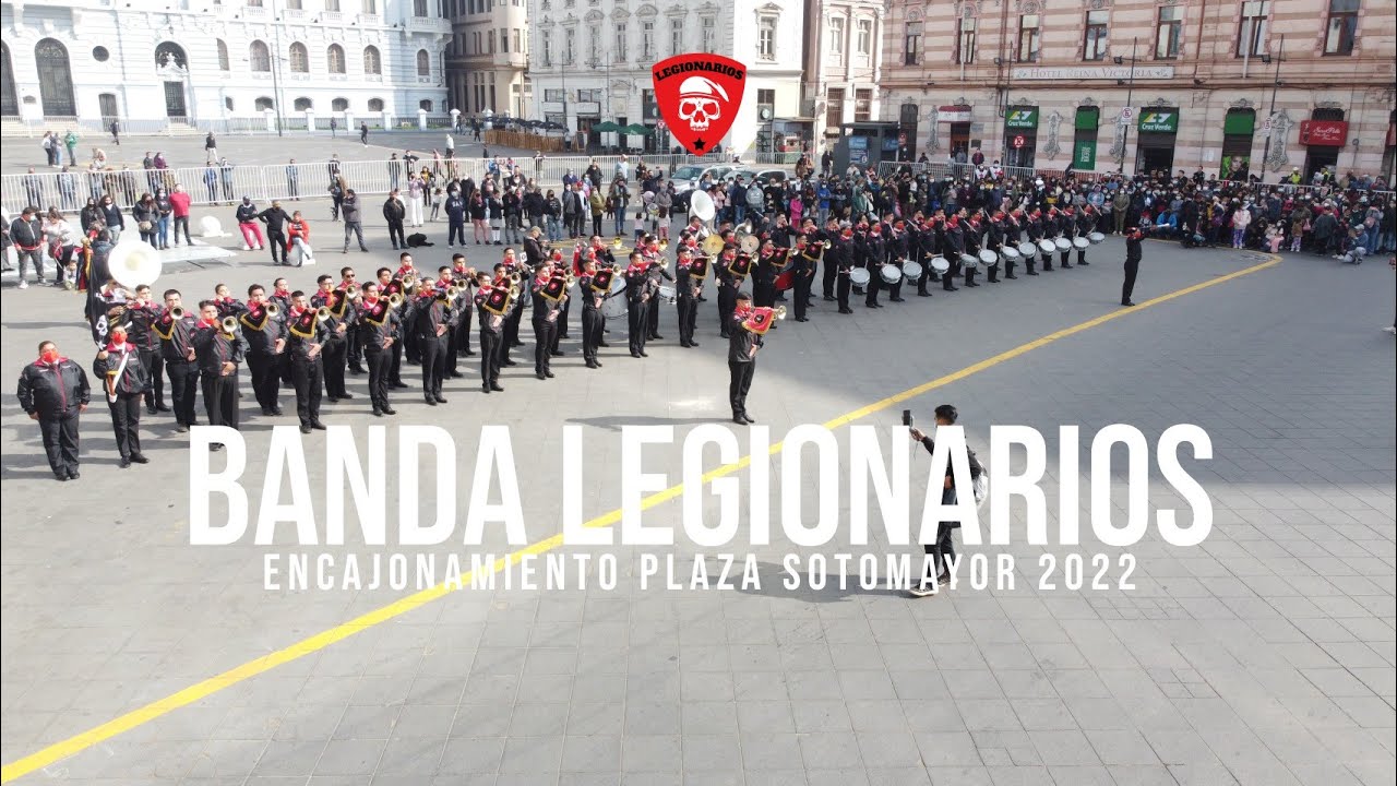 Encajonamiento Banda Legionarios - Plaza Sotomayor 2022