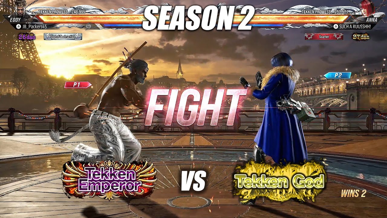 TEKKEN 8 • Eddy vs Anna • Gameplay 155 | High-Rank Player Online Match