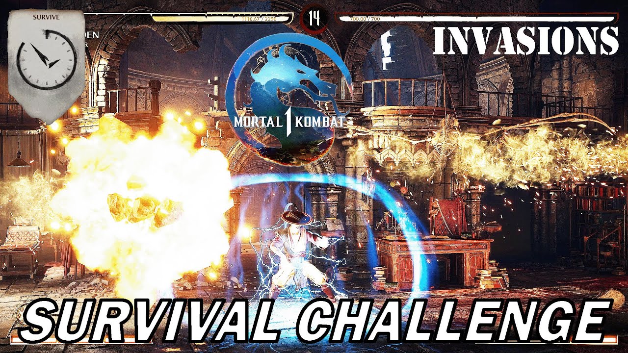 SURVIVE CHALLENGE - DESTROY 10 ROCKS Shang Tsung Laboratory Invasions Season 2 | Mortal Kombat 1