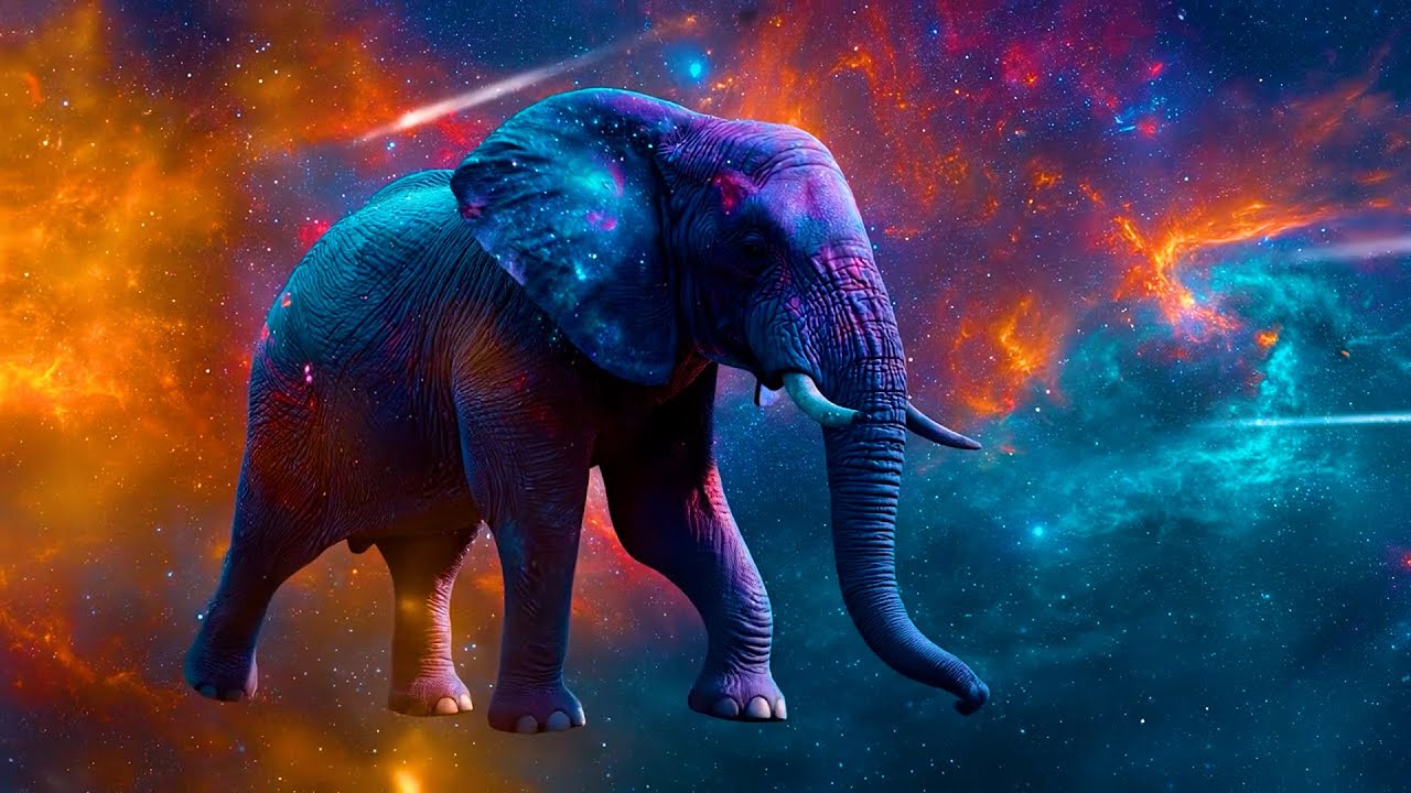417Hz 🐘 Giant Space Elephant | Sacral Chakra Meditation | Releasing Negative Energies