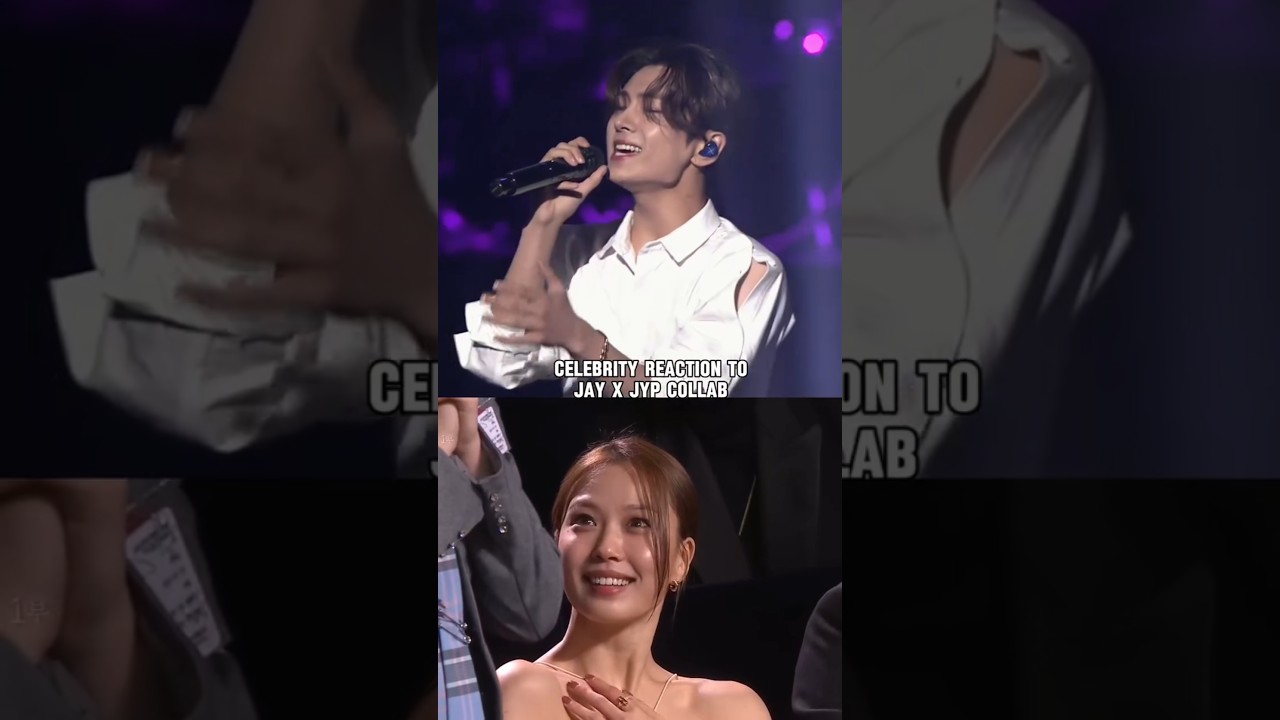 Celebrities reaction to JYP and Jay from ENHYPEN collab✨️ #kpop #enhypen #jyp #jay #collab #shorts