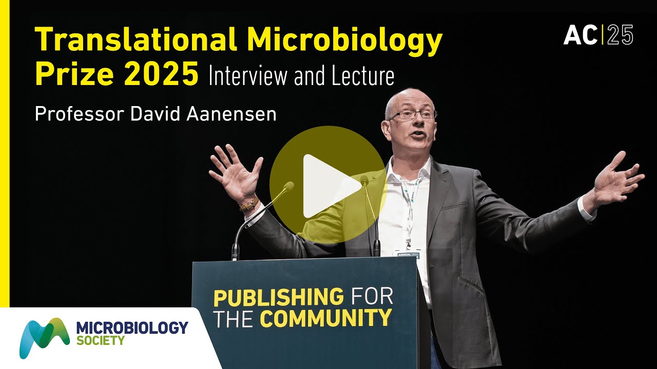 Translational Microbiology Prize Lecture: Professor David Aanensen-Linking genomics and epidemiology