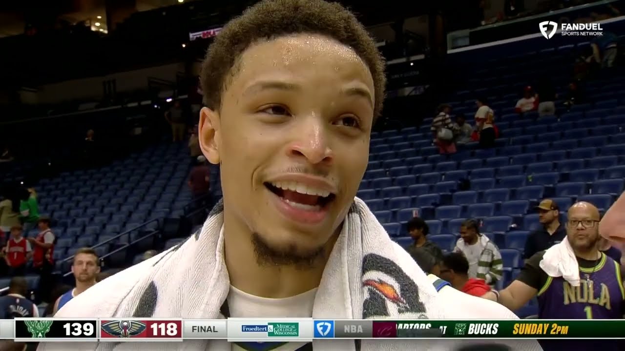 Bucks' Ryan Rollins reacts to CAREER-HIGH 7 3PM in New Orleans 🔥 | NBA on ESPN