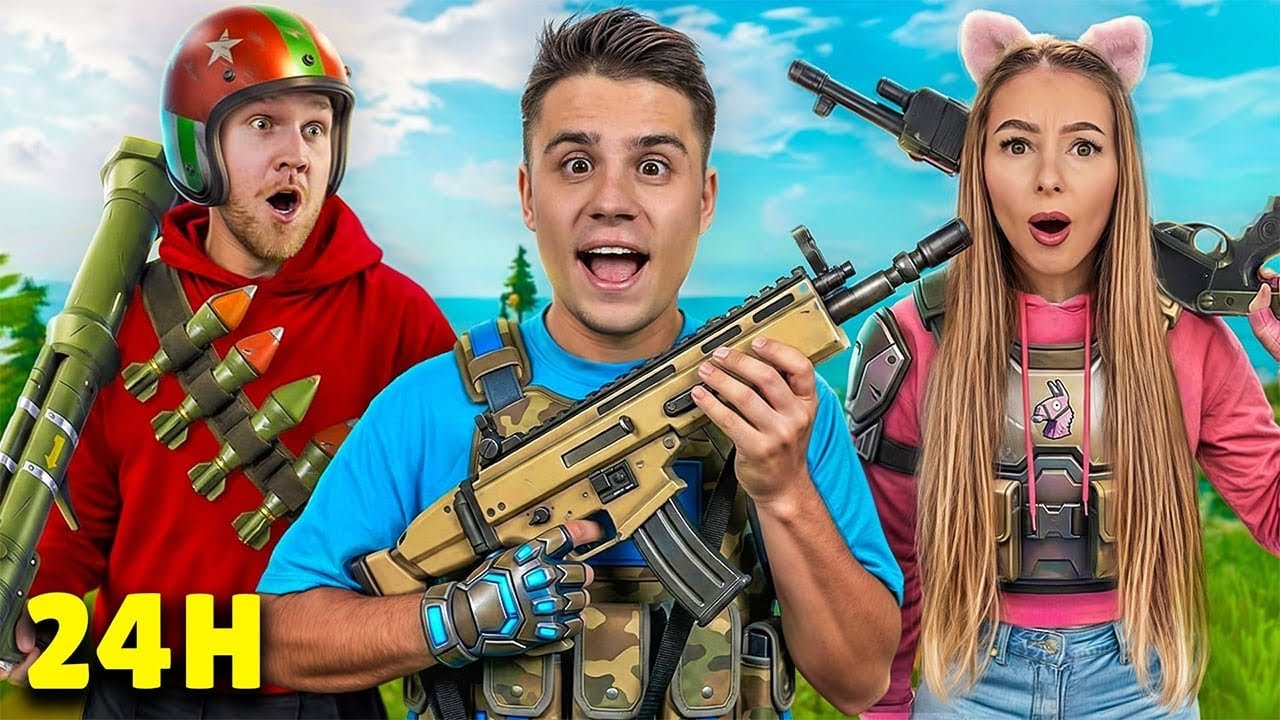 24 GODZINY ŻYJEMY JAK ZAWODOWI GRACZE! 