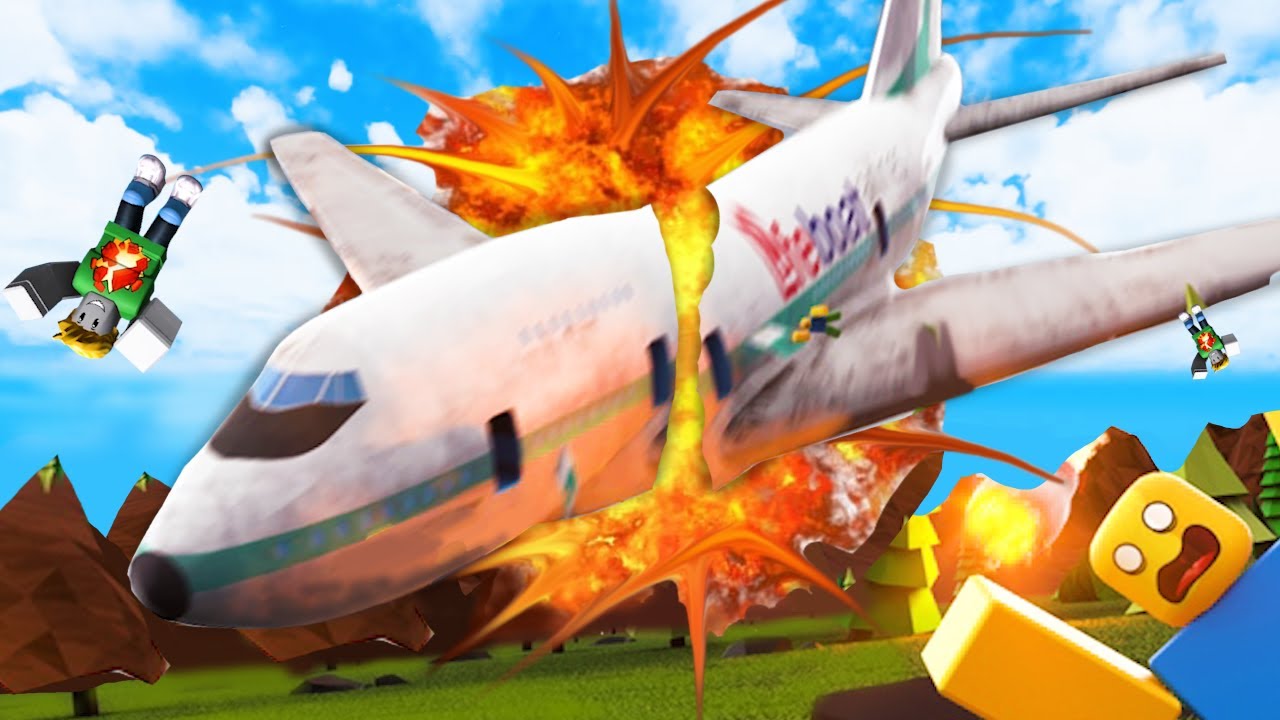 乗ったら即死⁉︎絶対に墜落する飛行機で生き残る超ハラハラなサバイバルゲームが怖すぎた。【ロブロックス ROBLOX】