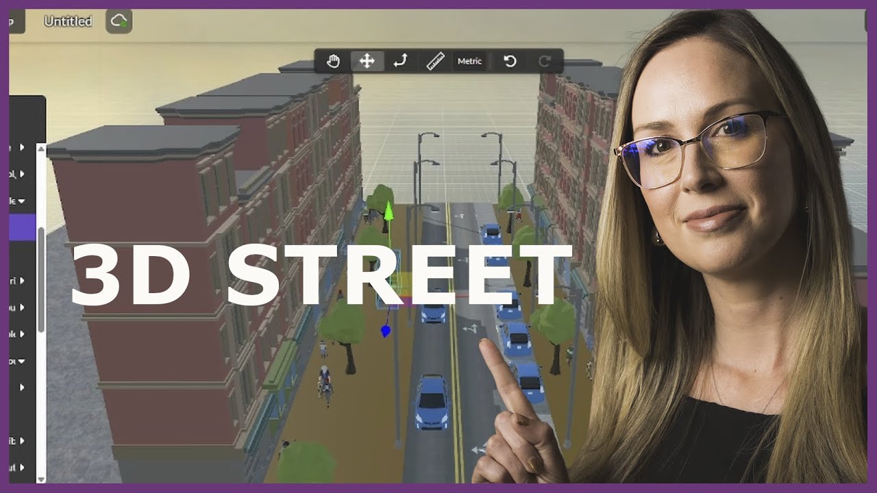 Como fazer perfis viários, cruzamentos e ruas em 3d e muito mais com 3DStreet