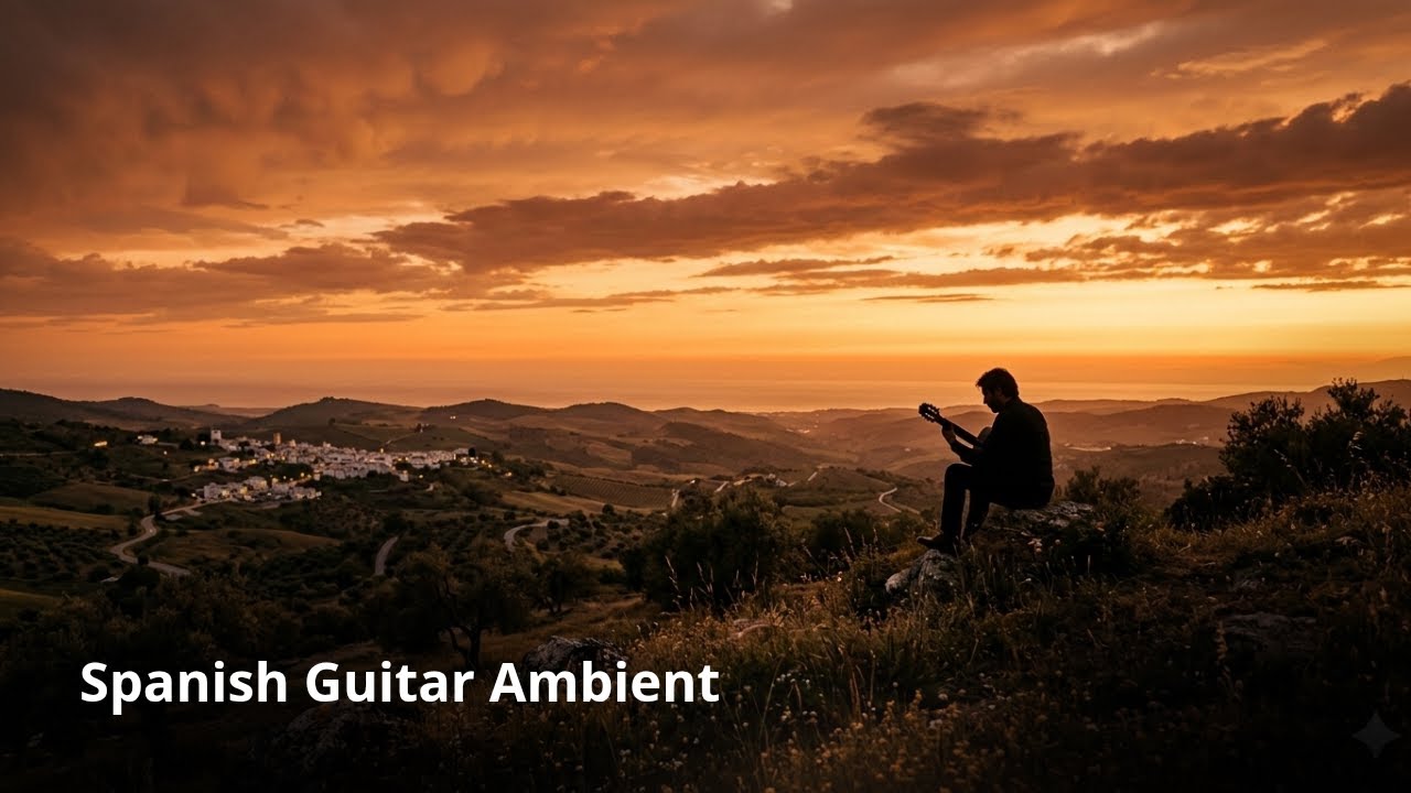 Relaxing Spanish Guitar Ambient | Andalusian Flamenco Style Atmospheric Music