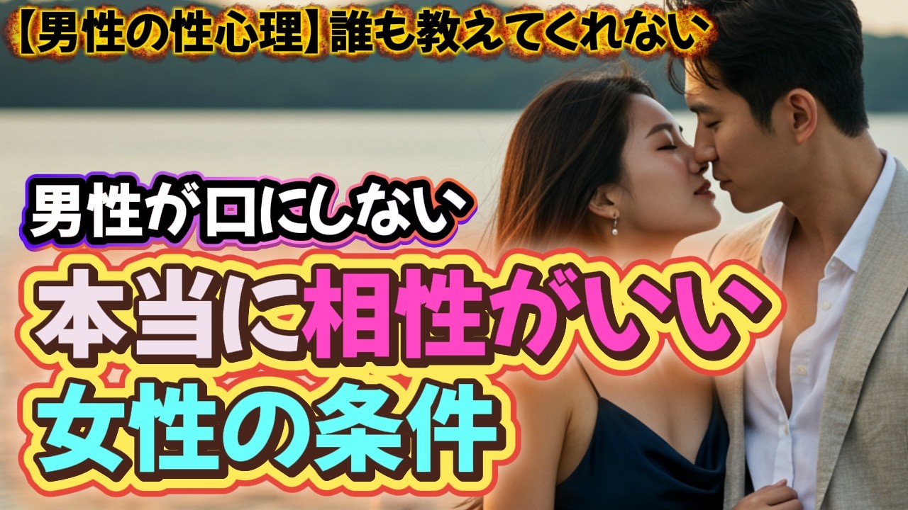 【男性心理】男性が口にしない「本当に相性がいい女性」の条件｜サイズでも見た目でもありません。男性が本当に感じているのは、もっと別のところです。#男性心理 #恋愛心理 #大人の恋愛#恋愛