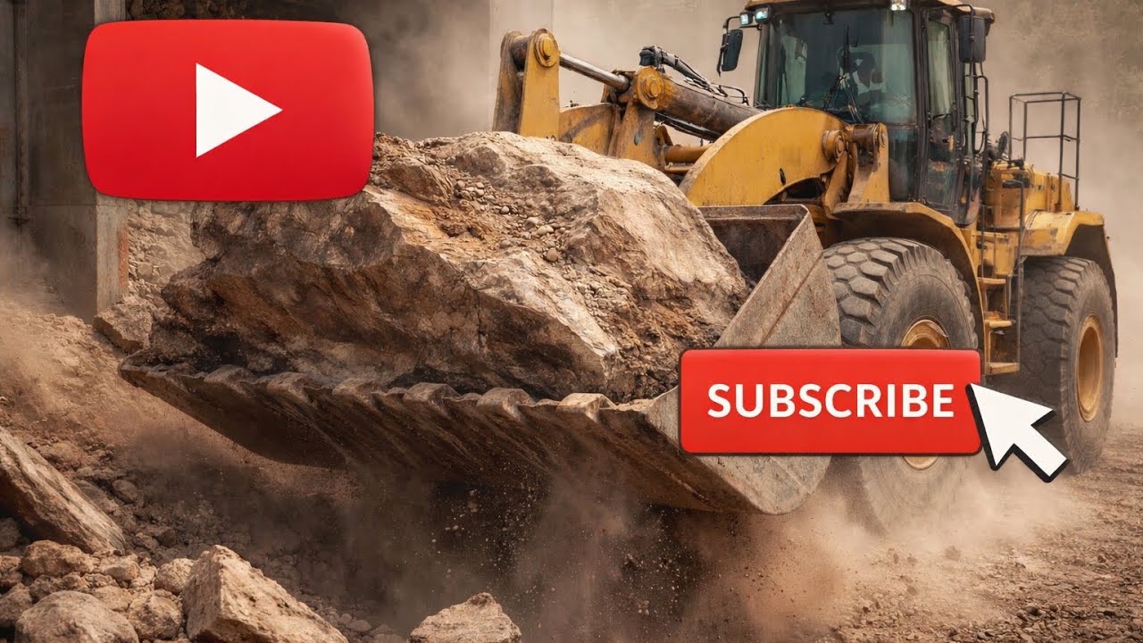 Powerful Jaw Crusher Crushing Big Stones | Heavy Stone Crushing Machine