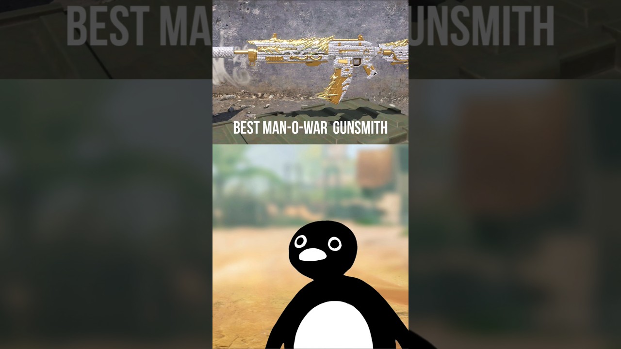 Best MAN-O-WAR Gunsmith in Season 5 COD Mobile: Fast ADS High Damage #shorts #codm #codmobile