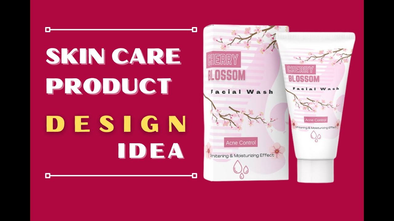 Idea to Design Skin Care Product Packaging Using Canva | Simple and Easy for Beginner
