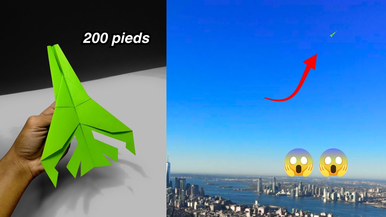 Cómo hacer un avión de papel que vuele lejos 200 pies