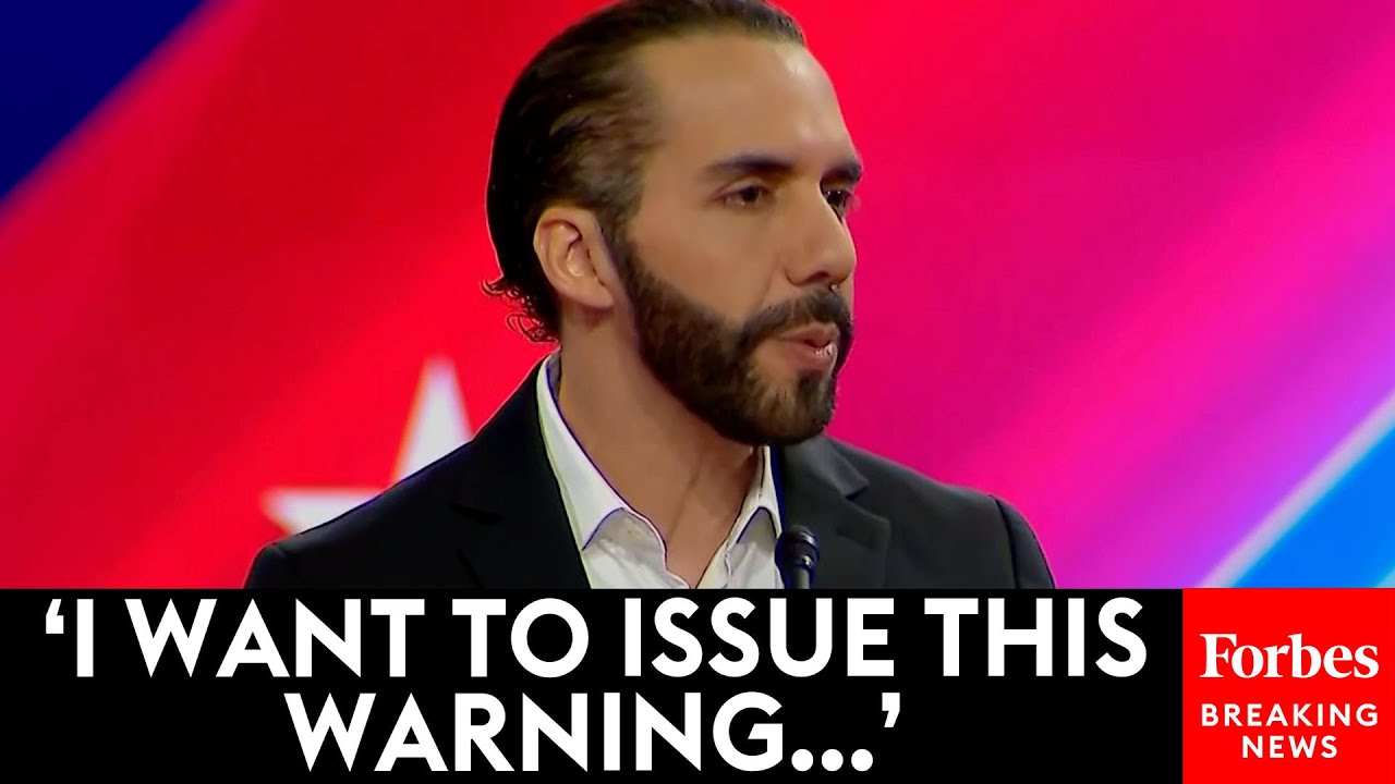 JUST IN: El Salvador President Nayib Bukele Warns Of 'Dark Forces' In Anti-Crime Speech At CPAC