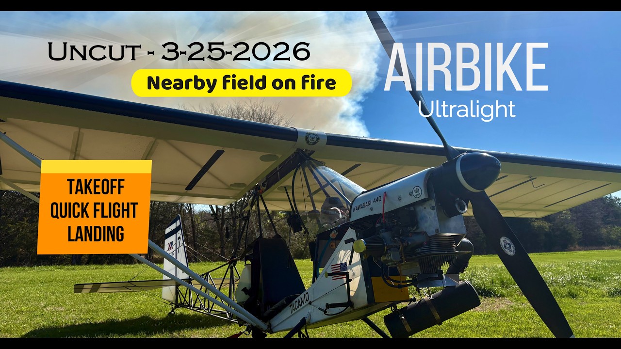 AirBike Ultralight FULL Flight (nieobcięty) &ndash; skr&oacute;cony, silnik odpadł&hellip;