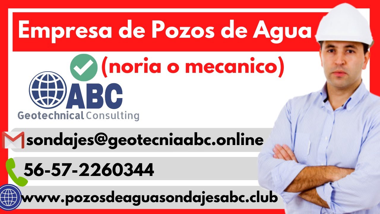 🔴   Empresa de Pozos de Agua (noria o mecanico) Santiago - Quinta Normal 💪