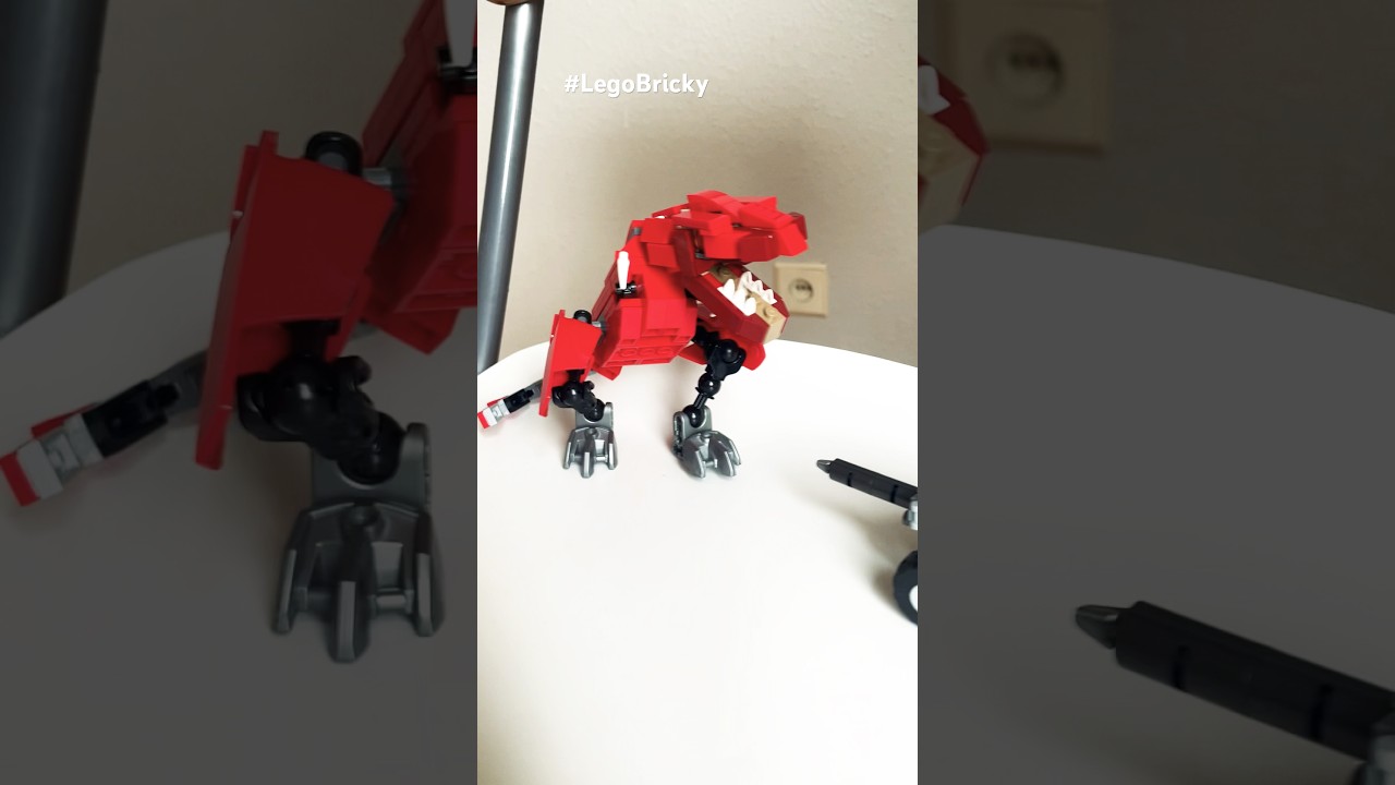 Lego Carnotaurus Rex vs Harpoon Car 🔥🦖🔥🚙 #lego #buildingtoys #legojurassicpark #toys #legotoys