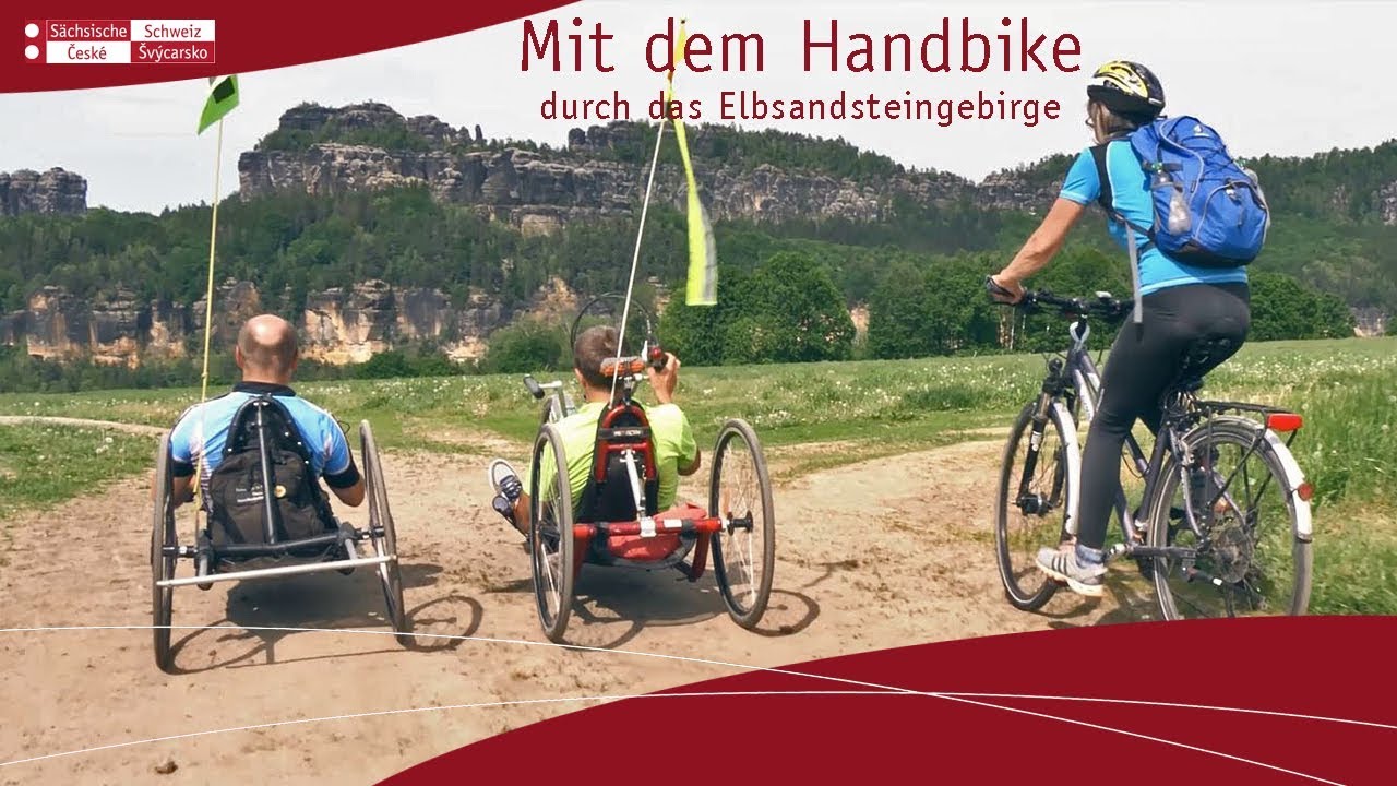 Mit dem Handbike durch die Sächsische Schweiz