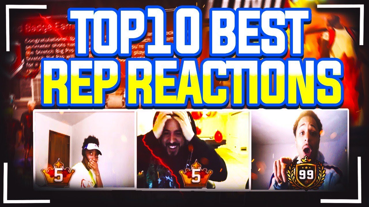 TOP 10 BEST REP UP REACTIONS IN 2K HISTORY! NBA 2K15 - NBA 2K19