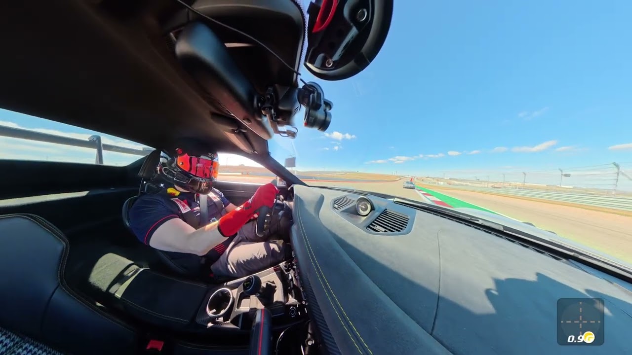 Lap of Circuit of the Americas (COTA) in a 992 GT3RS chasing a 992 GT3RS CHIN TRACK DAYS
