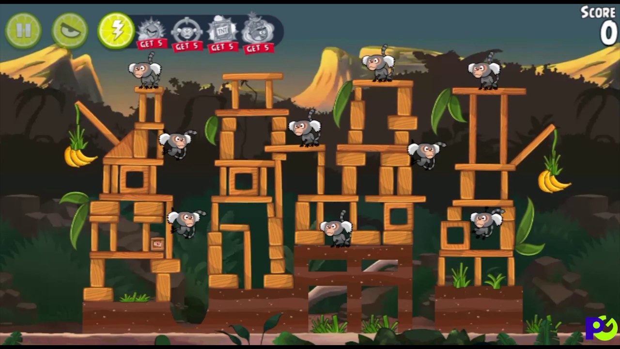 Angry Birds Rio - Episode 01 (JUNGLE ESCAPE) - Gameplay / Walkthrough HD!