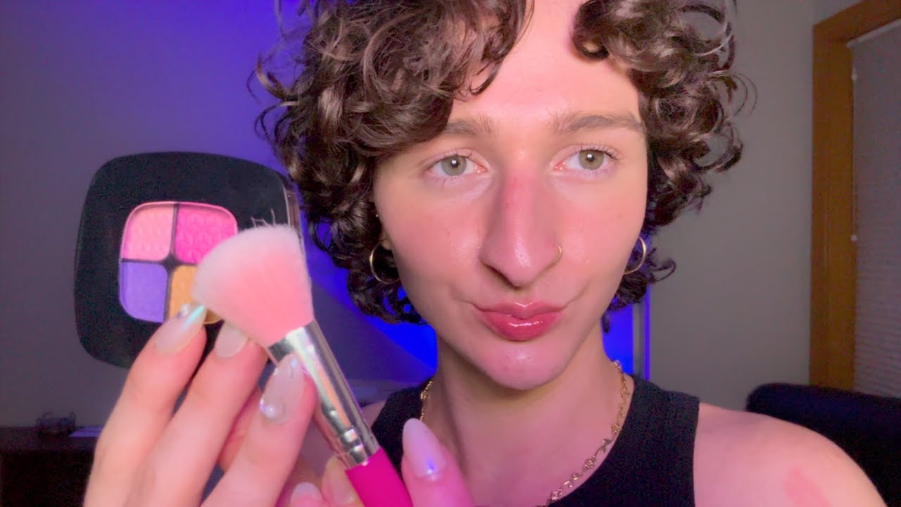 ASMR Gay Bestie Touches Up Your Makeup + Gum Mouth Sounds