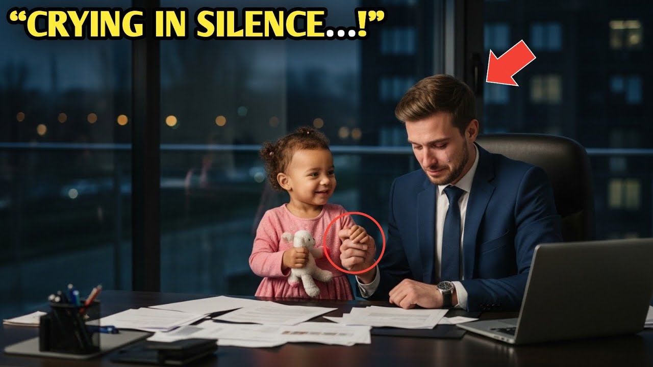Billionaire Cried in Silence With no Reason...Until a Child’s Smile Made Him Open His Heart