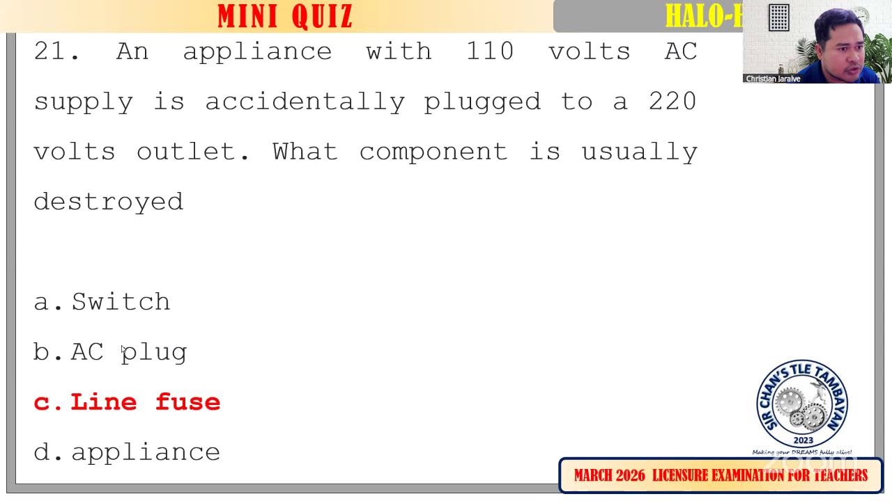 TLTVE Mini Quiz #6
