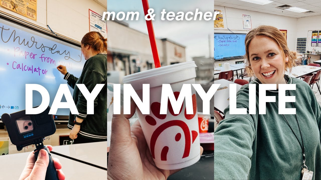 DAY IN MY LIFE AS A TEACHER ✨ working mom life, outdoor walks, getting my steps in!!
