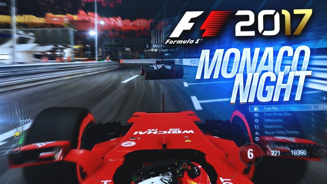 F1 2017 GAMEPLAY: MONACO NIGHT RACE