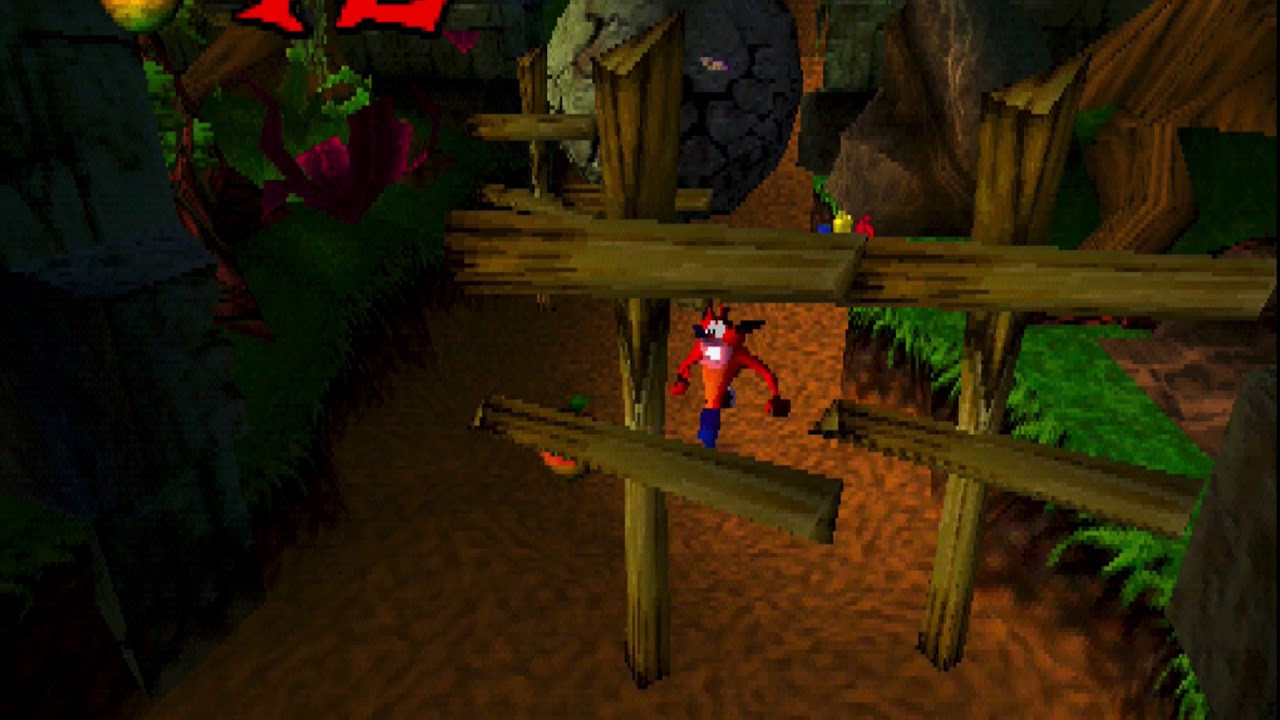 Crash Bandicoot (Sony Playstation/PSX) - Boulder Dash (HD) - All Boxes
